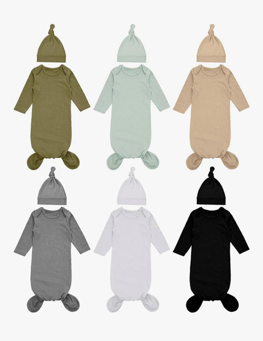 Gowns with hats