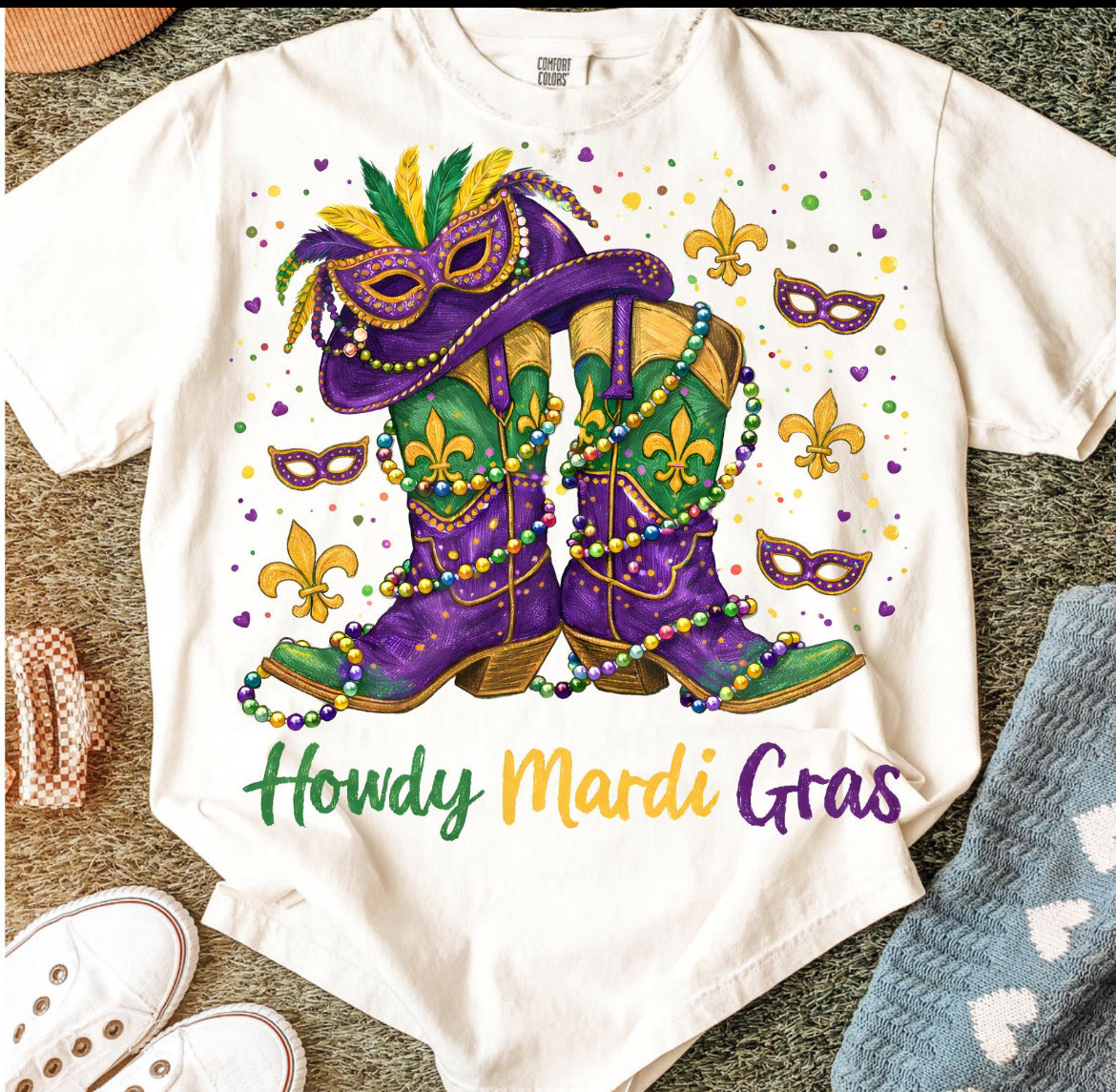Mardi Gras Boots